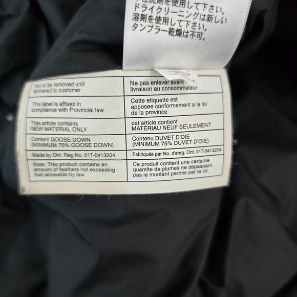 Eddie Bauer Women's Quilted Goose Down Puffer Vest Black XL Polyester 5984 - Picture 9 of 10